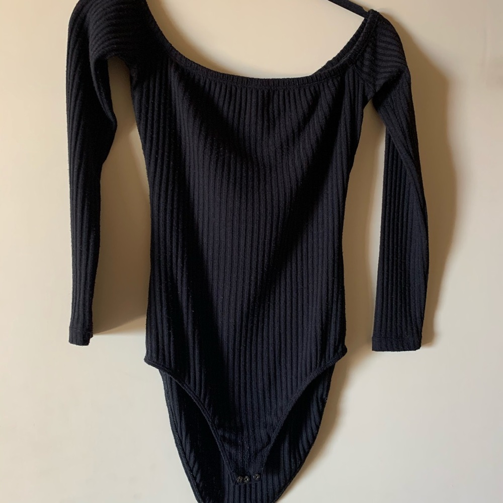 Capulet Off Shoulder Ribbed Bodysuit EUC - Picture 4 of 7